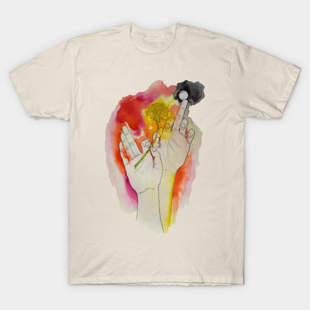 rude mudras T-Shirt by Angie Reed Garner